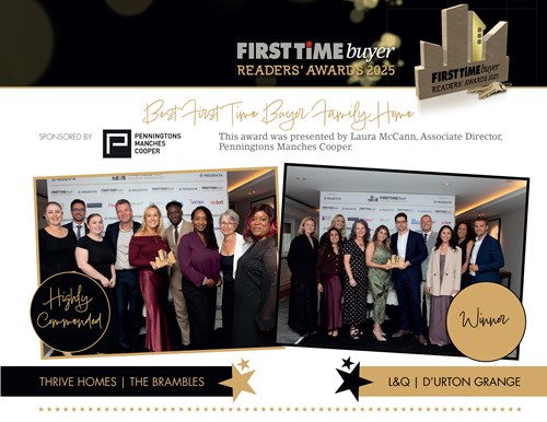 Image of award winners in First Time Buyer Magazine September 2025
