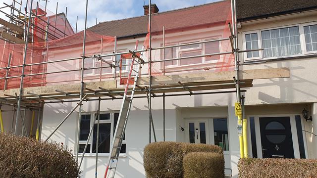 External Wall Insulation Works In Progress South Oxhey Mar 2022 (11)