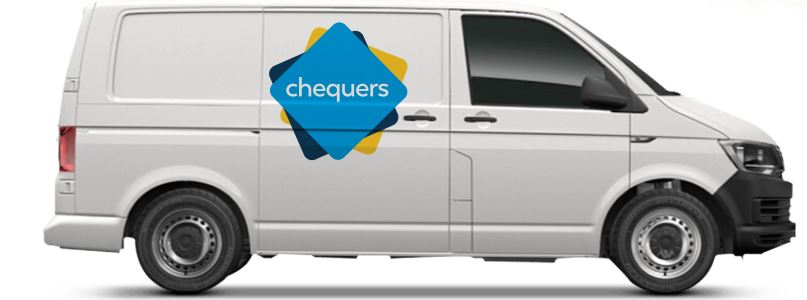 Chequers Van New Logo
