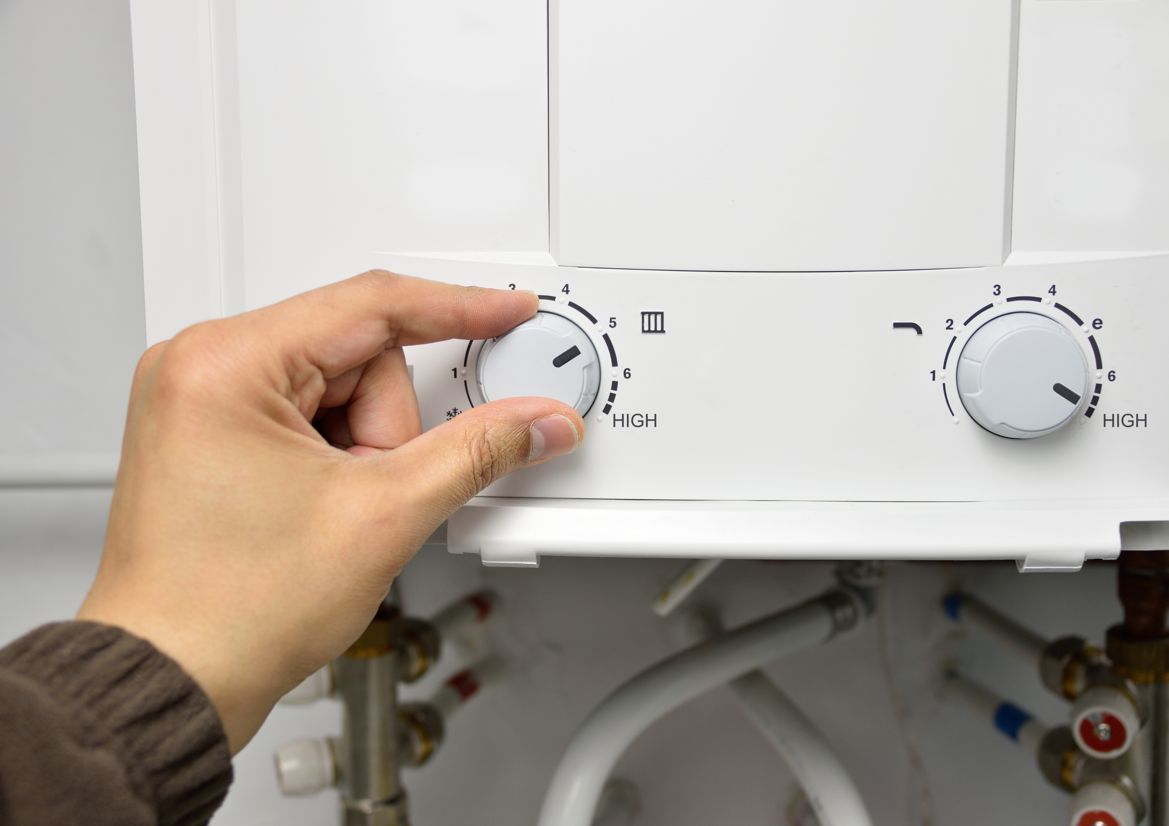 Flow Temperature Dial Without Digital Display