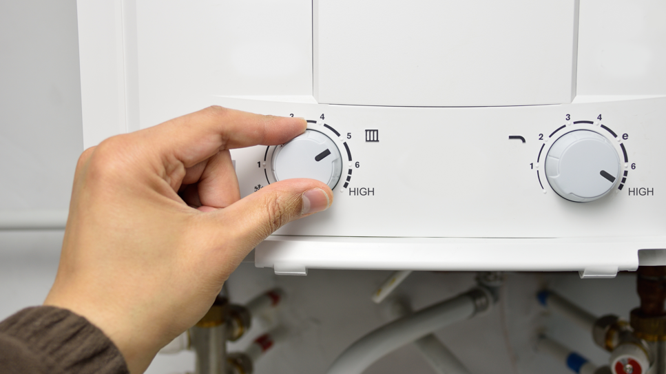 Flow Temperature Dial Without Digital Display