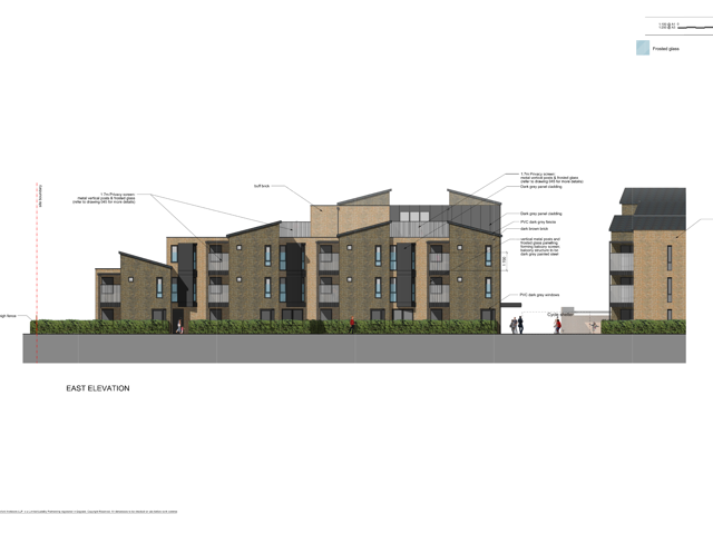 AMENDED SOUTH EAST ELEVATION BLOCK B 542238 East