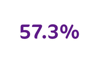 57.3%